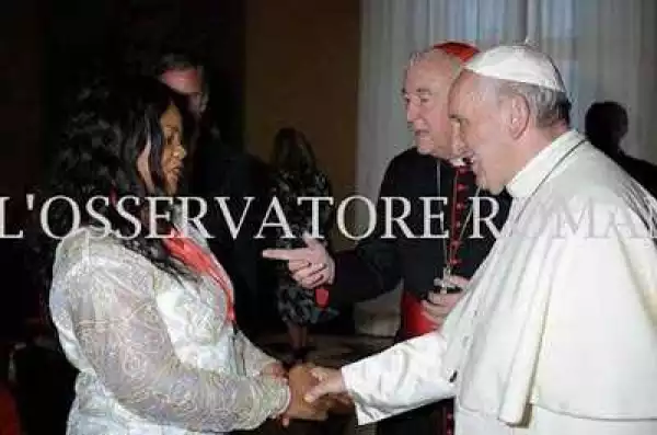 "To stop human trafficking, look at root causes"- says Nigerian survivor as she meets with Pope Francis